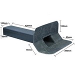 GRP Through Wall/ Parapet Outlet